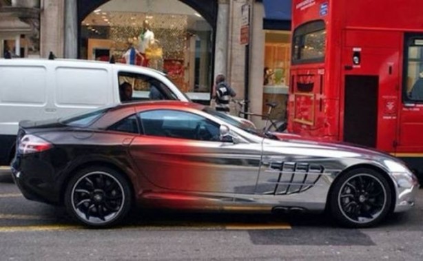 Foto - Lüks otomobillere sıra dışı renkler