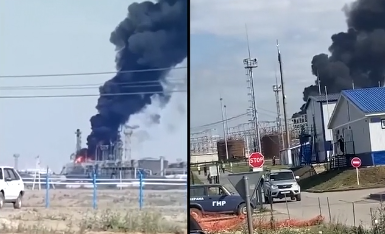 Foto - Maalesef kötü haber geldi! Petrol rafinerisi vuruldu