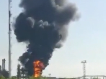 Foto - Maalesef kötü haber geldi! Petrol rafinerisi vuruldu