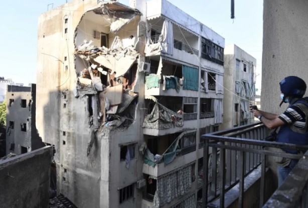 Maalesef yeni bir Gazze doğuyor! Beyrut'tan inanılmaz görüntüler