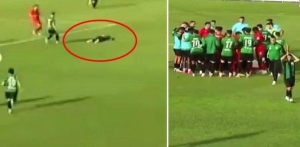 Maç sırasında kendini yere bırakan futbolcu bir daha kalkamadı! Yeşil sahalarda korkunç ölüm! Ünlü futbolcu hayatını kaybetti