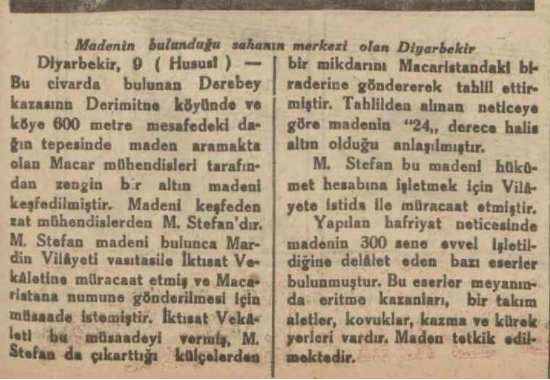 Foto - 'Macar mühendisler o ilimizde altın buldu! Her yerden altın fışkırdı'
