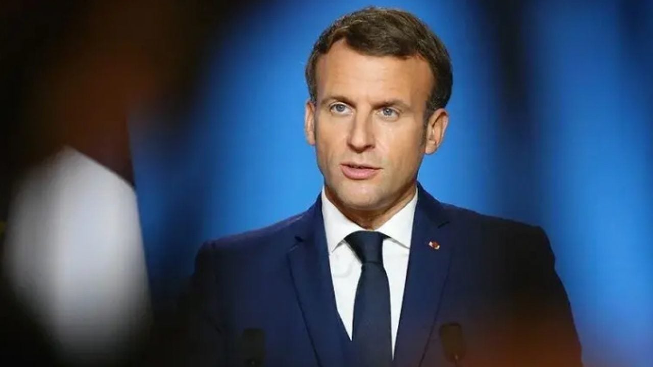 Foto - Macron korkudan isim veremedi: Trump'a aptal göndermesi!