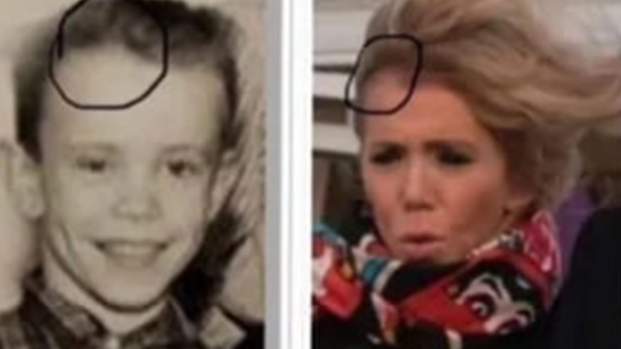 Foto - Macron'un eşi erkek mi?