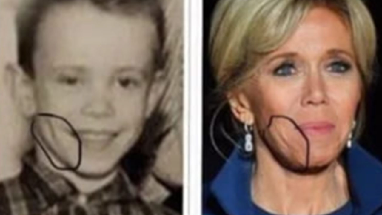 Foto - Macron'un eşi erkek mi?