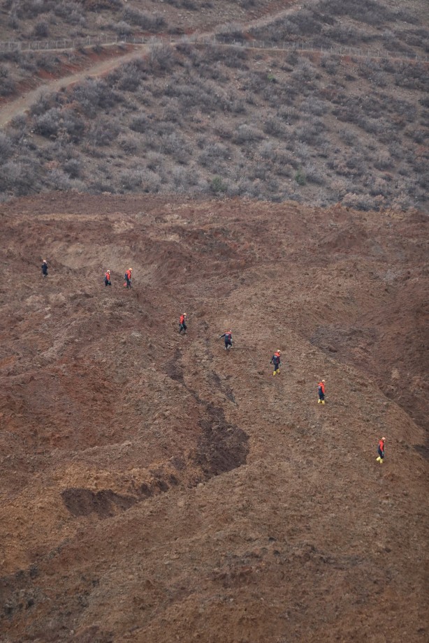 Foto - Maden faciasının arama çalışmaları dron ile görüntülendi