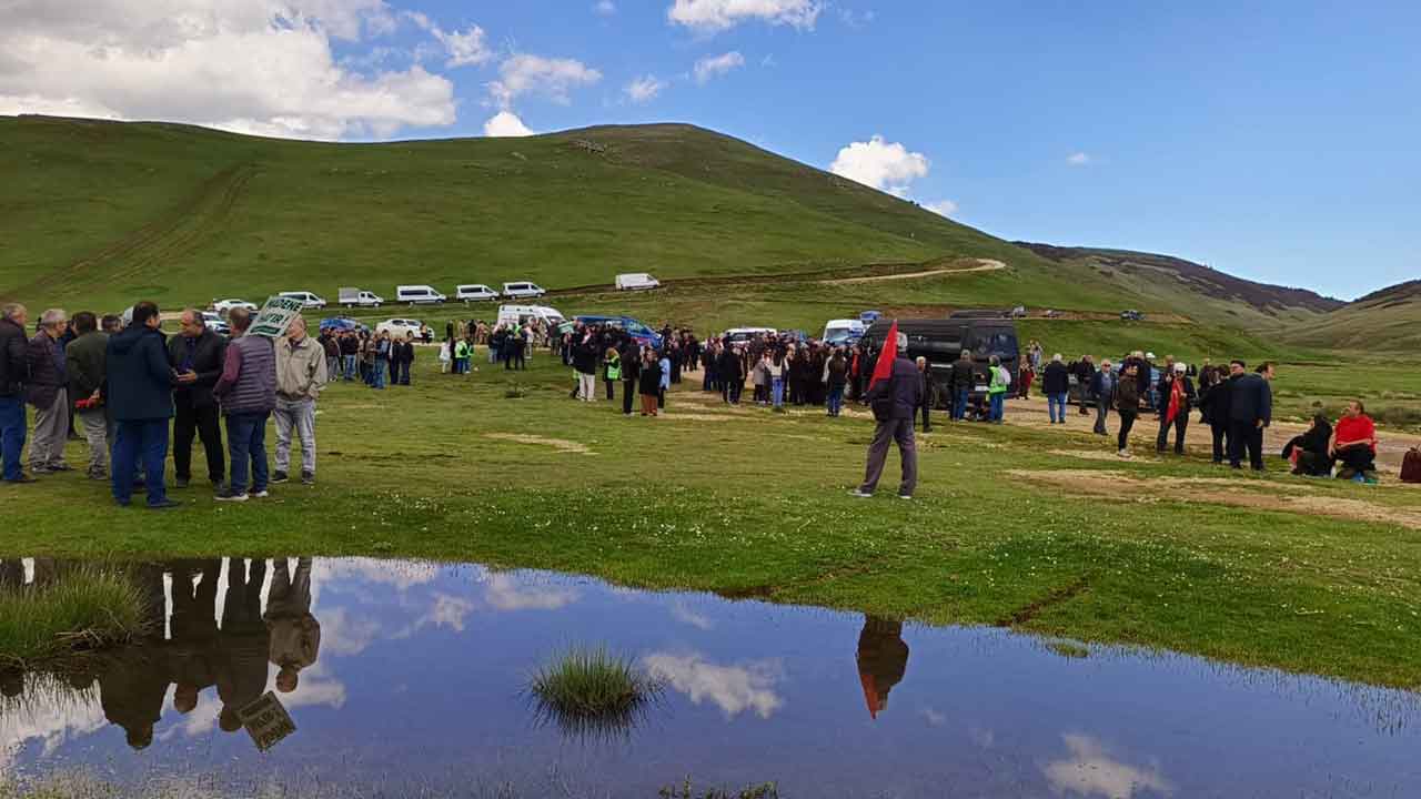 Maden için keşif yapıldı, köylüler ayaklandı