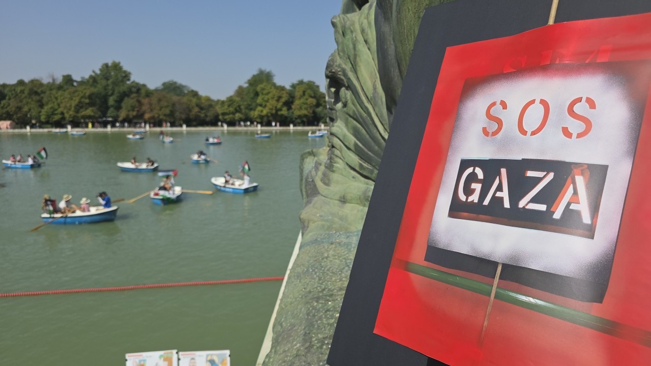 Foto - Madrid’de on binler Filistin için sokağa indi