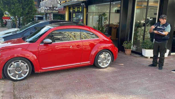 Foto - Maganda mermisi araca isabet etti