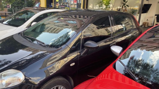 Maganda mermisi araca isabet etti