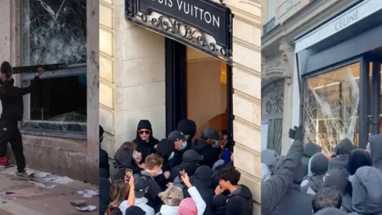 Foto - Mağazalara koruma kalkanı! Burası orta doğu değil sözde medeniyetin beşiği