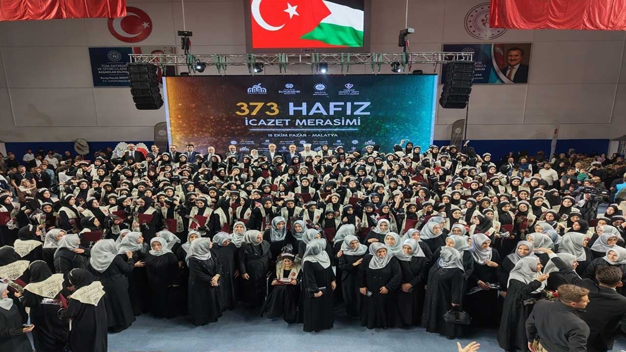 Malatya’da rekor rakam! Kur’an bülbülleri icazet aldı