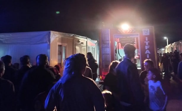 Foto - Malatya’daki konteynerde yangın! Ucuz atlatıldı