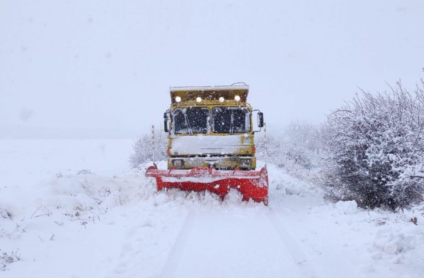 Malatya'nın yüksek kesimlerinde kar etkili oluyor