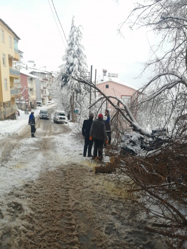 Foto - Malatya'nın yüksek kesimlerinde kar etkili oluyor