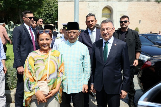 Foto - Malezya Kralı Abdullah Şah Ayasofya'yı ziyaret etti