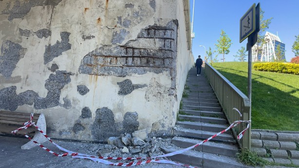 Maltepe Köprüsü'nde korkutan görüntü!