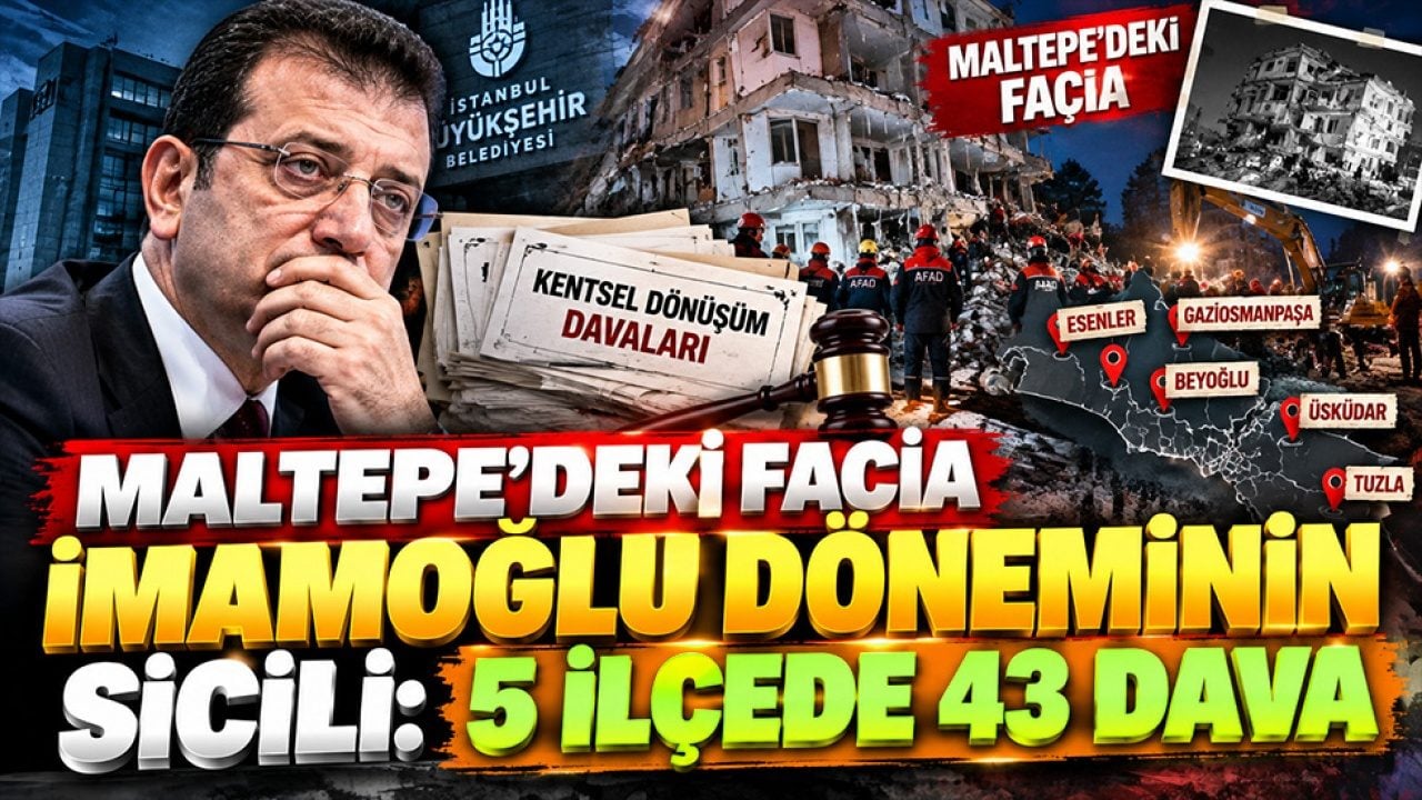 Maltepe’deki facia İmamoğlu döneminin sicili: 5 ilçede 43 dava