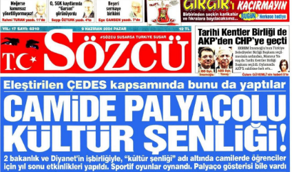 Foto - Malum medyaya malzeme çıktı Eyvah tehlikeye bak tehlikeye! Çocuklar cami bahçesinde kitap okuyorlar