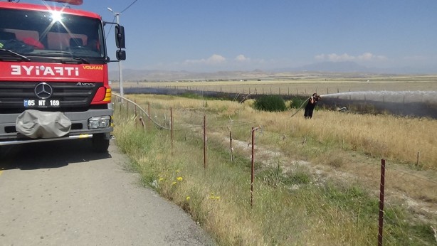 Foto - Mangal yapmak isterken tarlasını yaktı