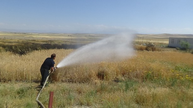 Foto - Mangal yapmak isterken tarlasını yaktı