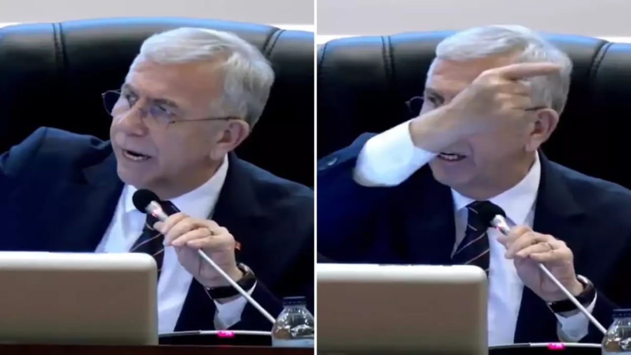 Mansur Yavaş ağzını bozdu: Bağırma lan, ne bağırıyorsun