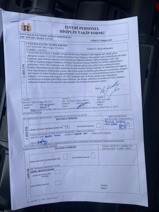 Foto - Mansur Yavaş'ın işçi kıyımı böyle ortaya çıktı! Oy vermeyen AK Partili işçiler işten atılıyor