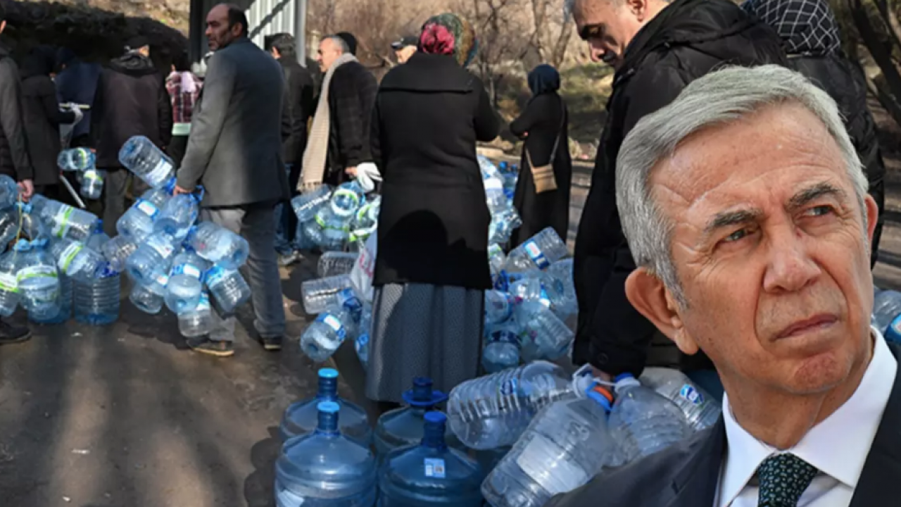 Mansur Yavaş'ın 'su'yu çıktı: AK Parti'den sert tepkiler! AK Parti: Ankara'da su yok maalesef...