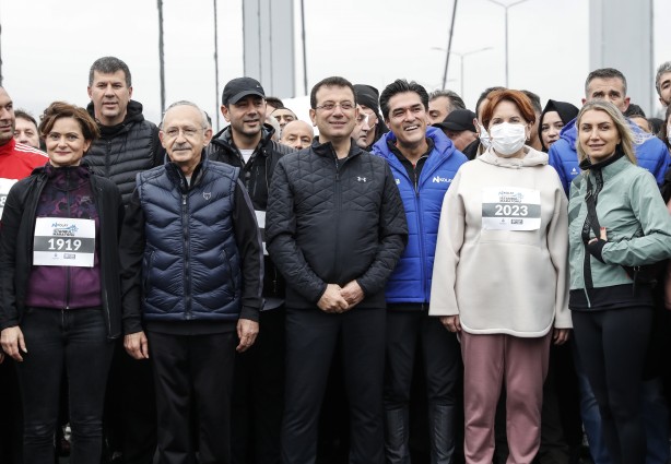 Foto - Maratonda dikkat çeken ayrıntı! Kılıçdaroğlu ve Akşener'in numaraları neyi ifade ediyor?