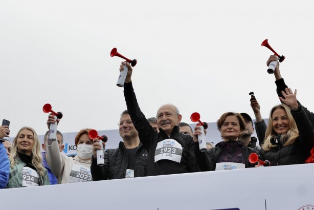 Foto - Maratonda dikkat çeken ayrıntı! Kılıçdaroğlu ve Akşener'in numaraları neyi ifade ediyor?