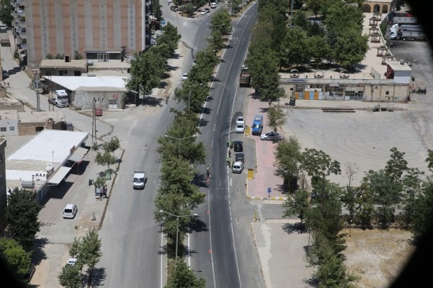 Foto - Mardin'de hava destekli trafik denetimi yapıldı