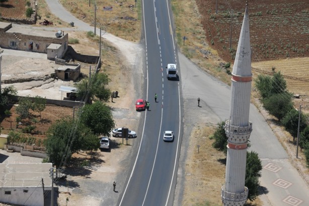 Foto - Mardin'de hava destekli trafik denetimi yapıldı