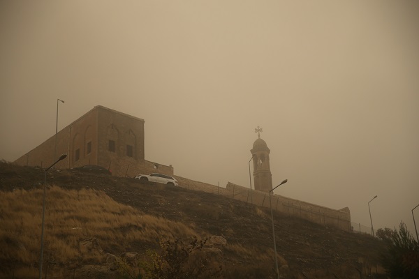Foto - Mardin'de toz taşınımı etkili oldu 