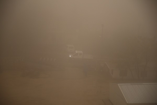 Foto - Mardin'de toz taşınımı etkili oldu 
