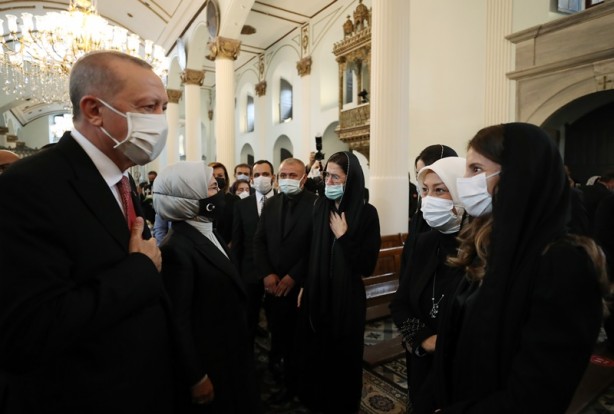 Foto - Markar Esayan cenazesine Cumhurbaşkanı Erdoğan da katıldı