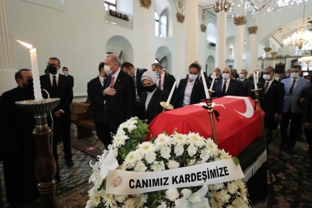 Foto - Markar Esayan cenazesine Cumhurbaşkanı Erdoğan da katıldı