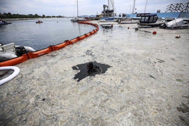 Foto - Marmara Denizi'nde müsilaj temizliği