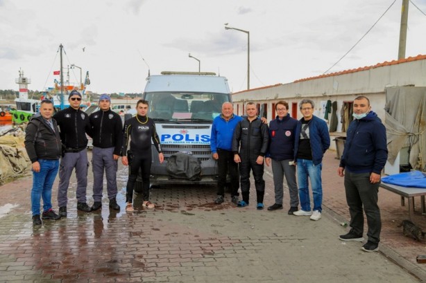 Foto - Marmara Denizi'nde temizlik: Yaklaşık 100 metre çıkarıldı