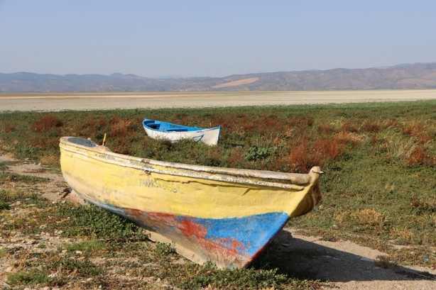 Foto - Marmara Gölü kuruma noktasına geldi! Eğer böyle giderse...