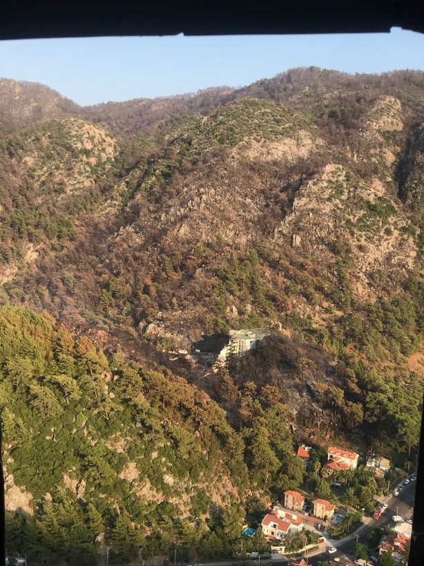 Foto - Marmaris'te korkutan orman yangınının çıkış sebebi belli oldu