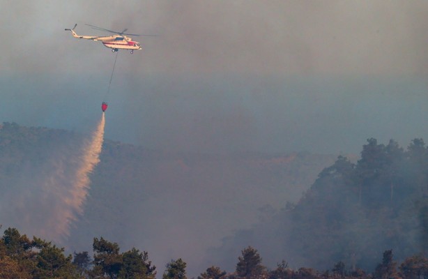 Foto - Marmaris’te son görüntüler… Müdahale tüm hızıyla devam ediyor