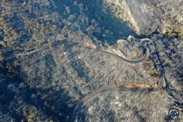 Foto - Marmaris'teki yangın görüntüleri yürek burkuyor