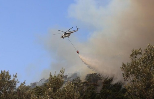 Foto - Marmaris’ten iç acıtan kareler! Yangın öncesi ve sonrası havadan görüntülendi