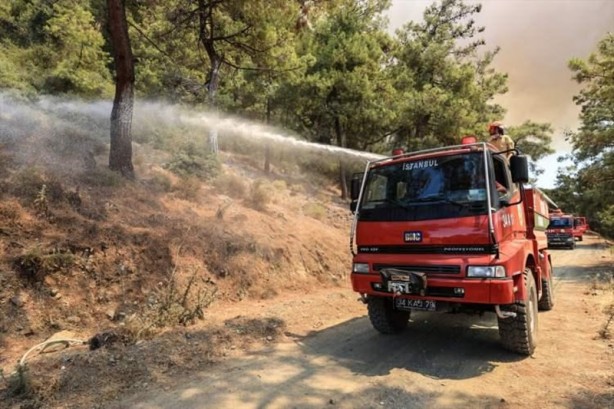 Foto - Marmaris’ten iç acıtan kareler! Yangın öncesi ve sonrası havadan görüntülendi