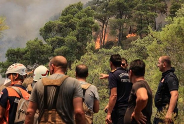 Foto - Marmaris’ten iç acıtan kareler! Yangın öncesi ve sonrası havadan görüntülendi