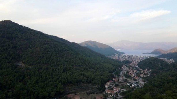 Foto - Marmaris’ten iç acıtan kareler! Yangın öncesi ve sonrası havadan görüntülendi