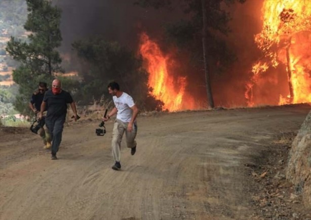 Foto - Marmaris’ten iç acıtan kareler! Yangın öncesi ve sonrası havadan görüntülendi
