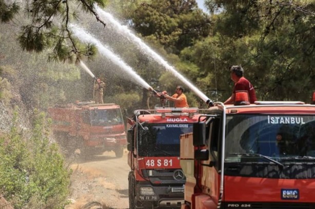 Foto - Marmaris’ten iç acıtan kareler! Yangın öncesi ve sonrası havadan görüntülendi
