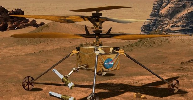 Foto - Mars'ta ilk helikopter kazası! NASA fotoğrafları paylaştı