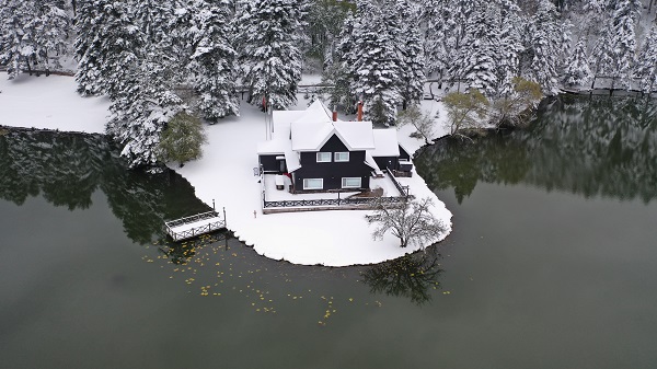 Foto - Masalsı kış manzarası hayran bıraktı